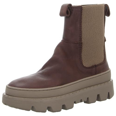 Satorisan - Women's High-top - Unalome Elastics Premium - Vintage Leather Boots Comfortable, Sustainable, and Durable - Color Black - on Sale